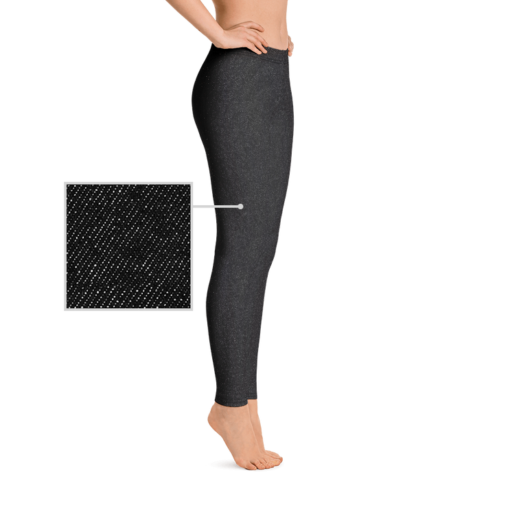 Black Denim Jean 249 Leggings