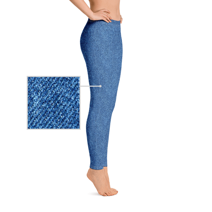 Blue Denim Jean 243 Leggings