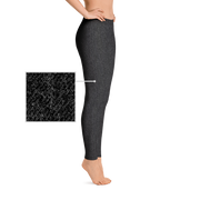 Black Denim Jean 256 Leggings