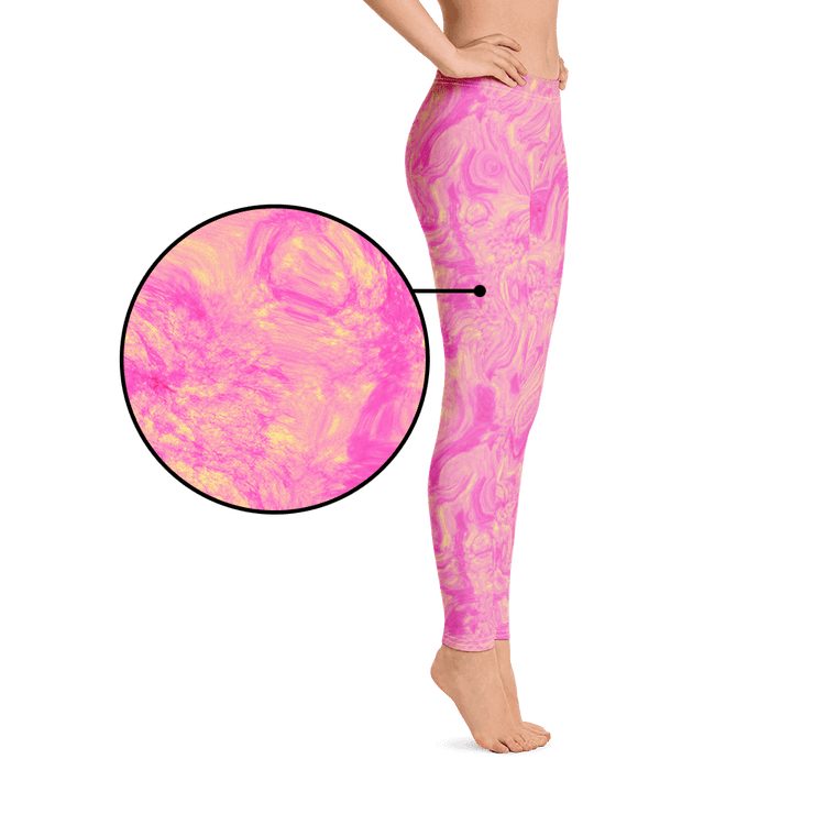 Lemon Berry Swirl Leggings