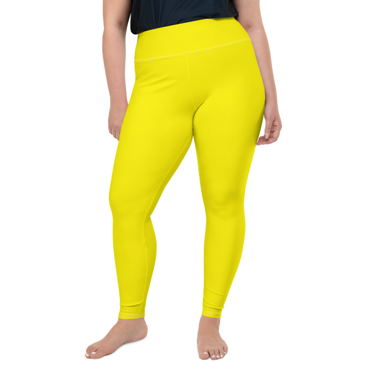 Yellow Plus Size Leggings