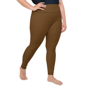 Brown Plus Size Leggings