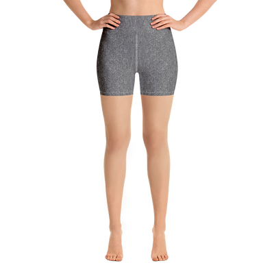 Grey Denim Jean 243 Yoga Shorts