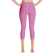 Pink Blush Capri Yoga Pants