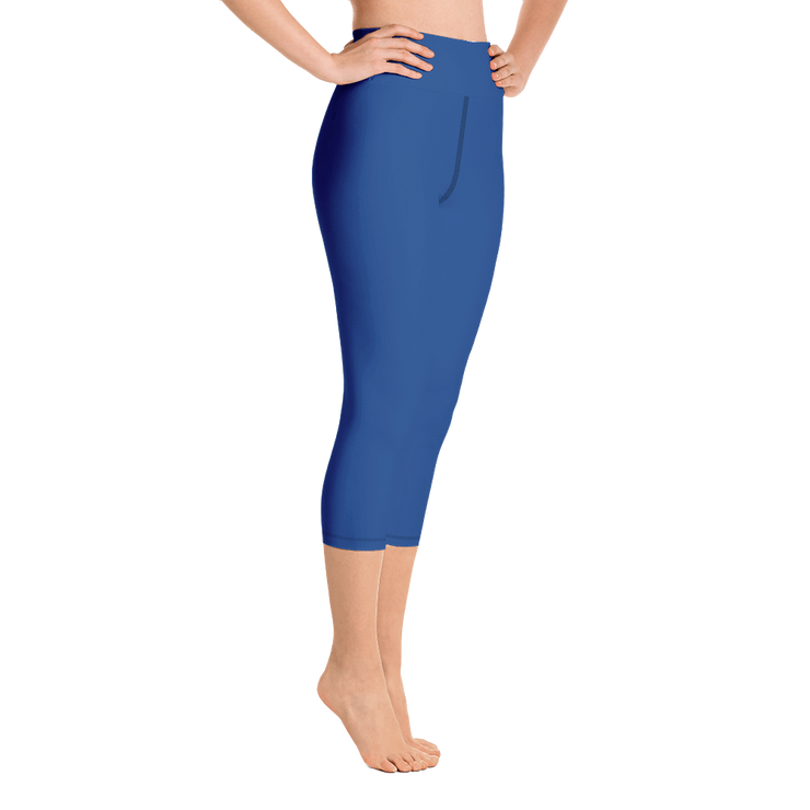 Midnight Blue Capri Yoga Pants