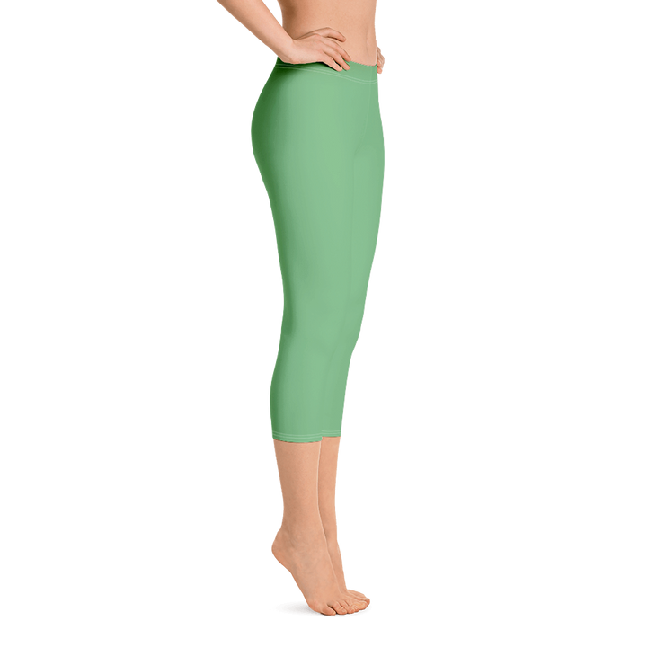 Fern Plant Capri Leggings