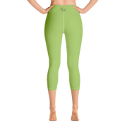 Apple Green Capri Yoga Pants