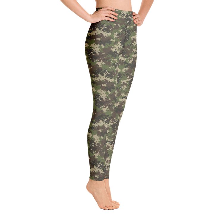 Camo Pixel Yoga Pants