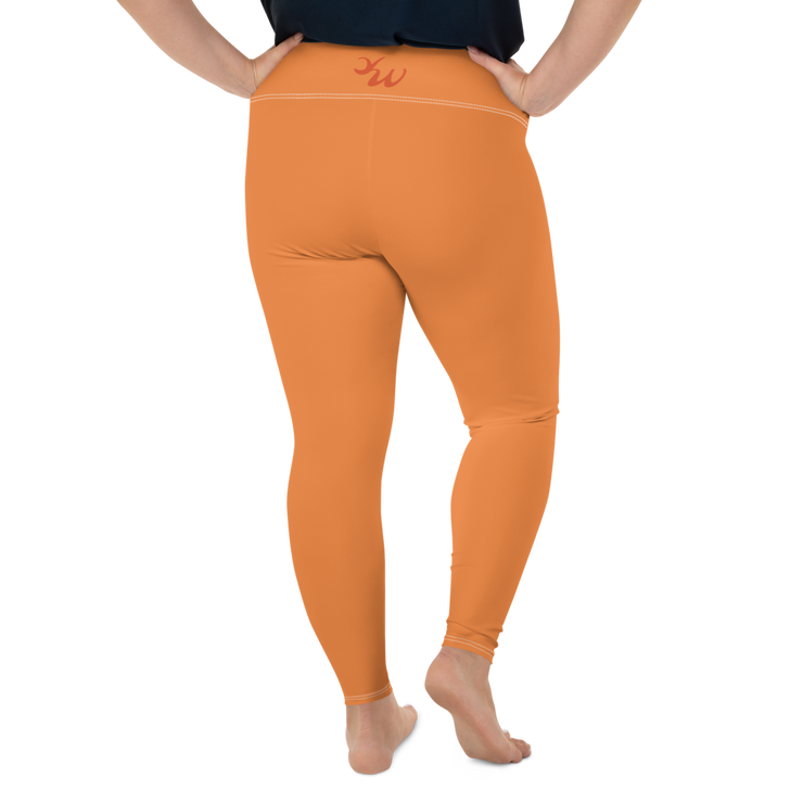 Coral Plus Size Leggings