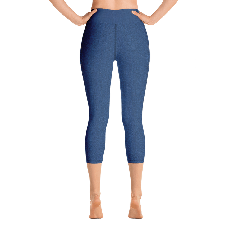 Blue Denim Jean 250 Capri Yoga Pants