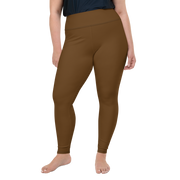 Brown Plus Size Leggings