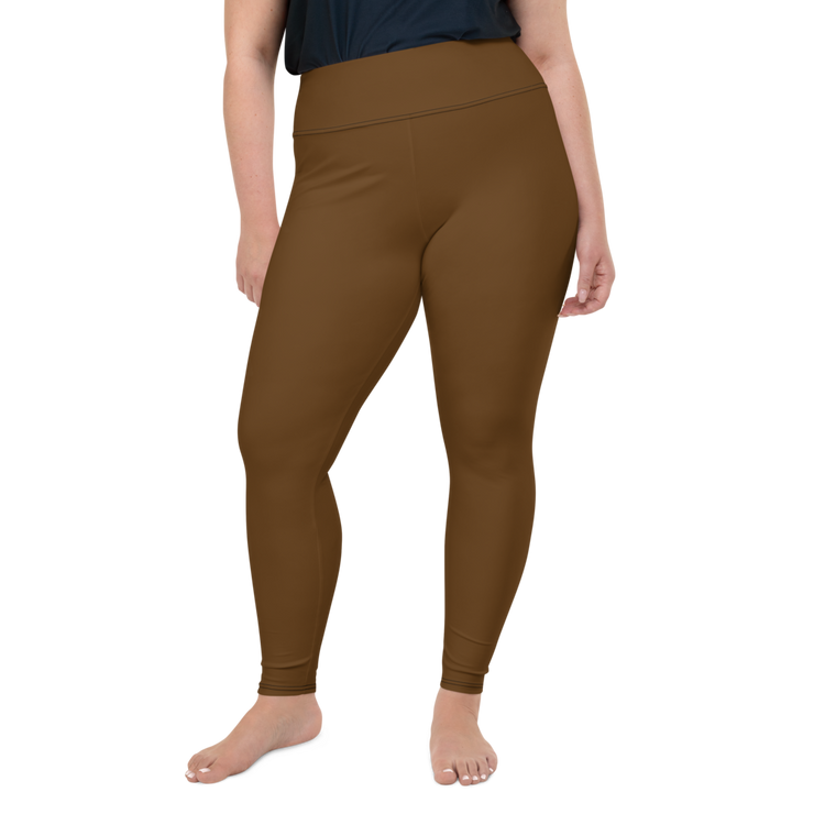 Brown Plus Size Leggings