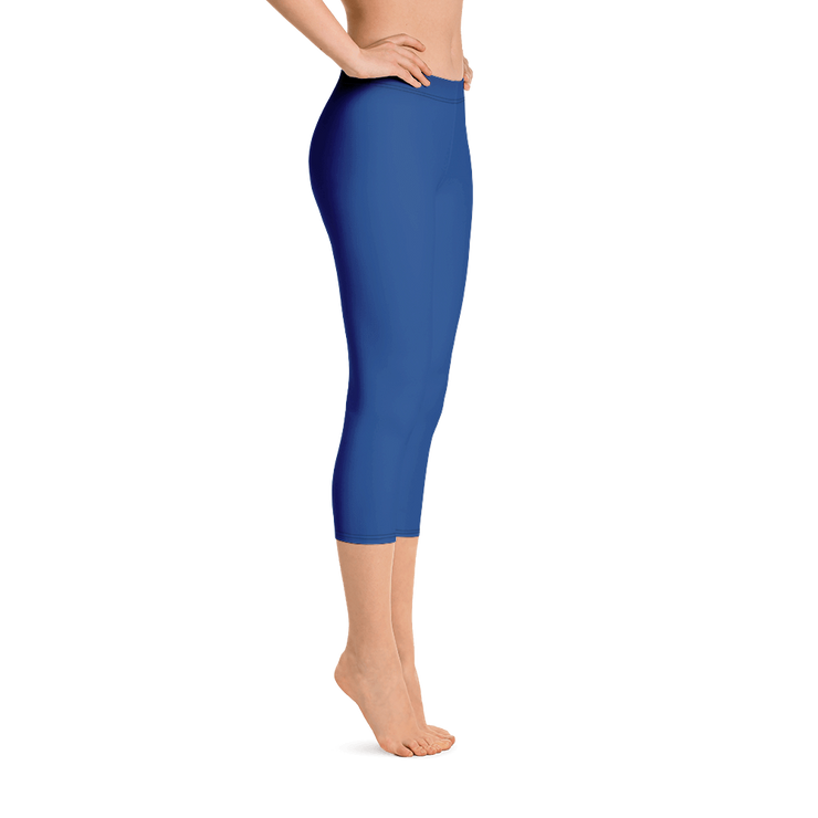 Midnight Blue Capri Leggings