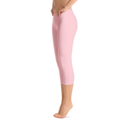 Cotton Candy Pink Capri Leggings