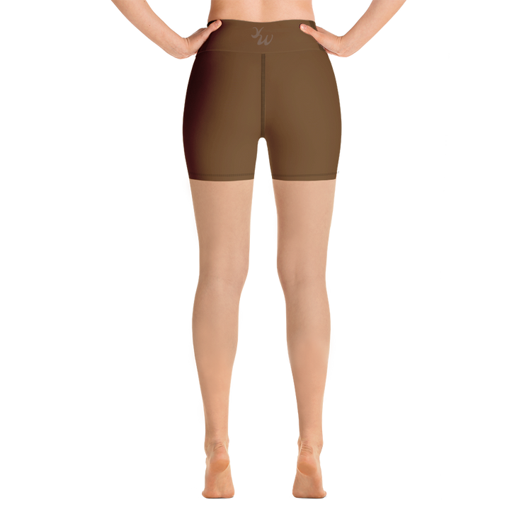 Brown Yoga Shorts