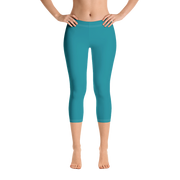 Teal Capri Leggings