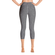 Grey Denim Jean 243 Capri Yoga Pants