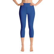 Midnight Blue Capri Yoga Pants