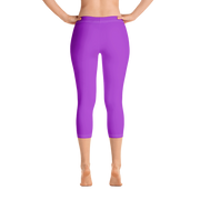 Neon Purple Capri Leggings