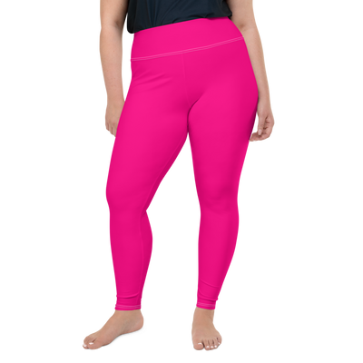 Neon Pink Plus Size Leggings