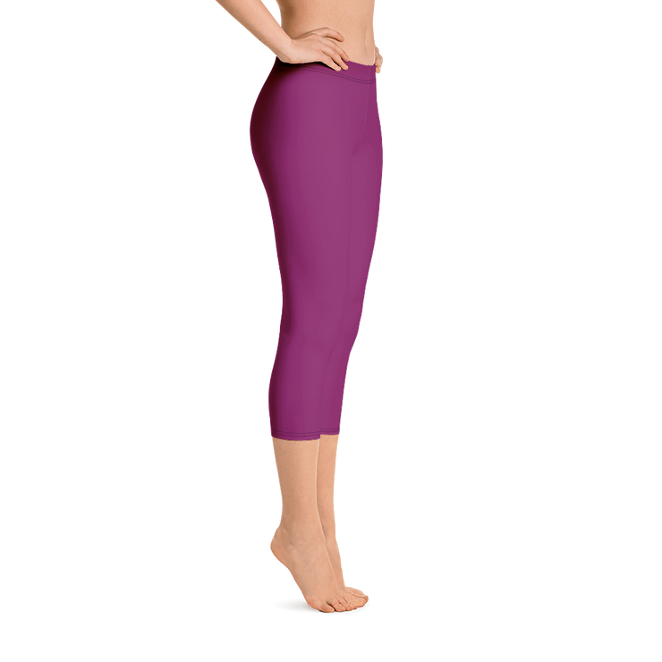 Raspberry Capri Leggings