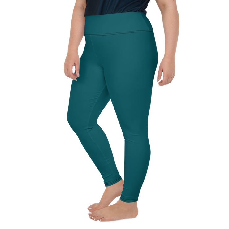 Sherpa Blue Plus Size Leggings