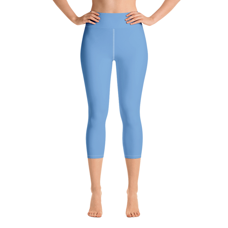 Marina Blue Capri Yoga Pants