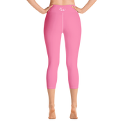 Pink Capri Yoga Pants