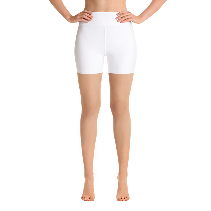 White Yoga Shorts