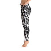 Fused Black & White Leggings