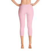 Cotton Candy Pink Capri Leggings