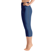 Blue Denim Jean 250 Capri Yoga Pants