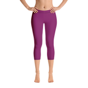 Raspberry Capri Leggings