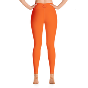 Neon Orange Yoga Pants