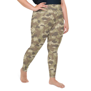 Brown Camo Plus Size Leggings