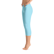 Sky Blue Capri Leggings