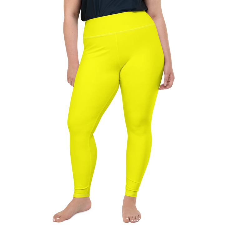 Neon Yellow Plus Size Leggings