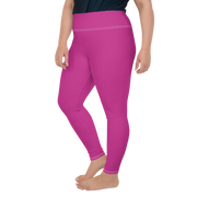 Magenta Plus Size Leggings