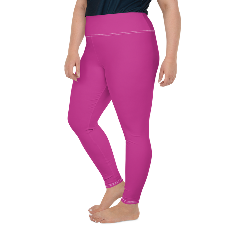 Magenta Plus Size Leggings