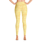 Gold Fur Yoga Pants