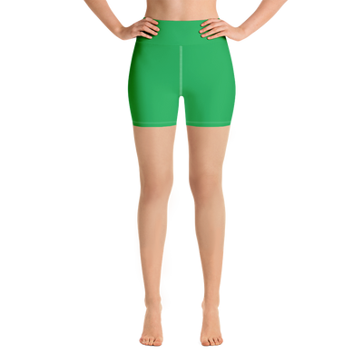 Green Yoga Shorts