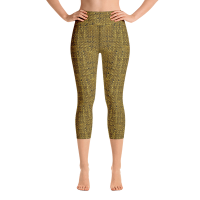 Dijon Bouclé Capri Yoga Pants