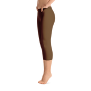 Brown Capri Leggings