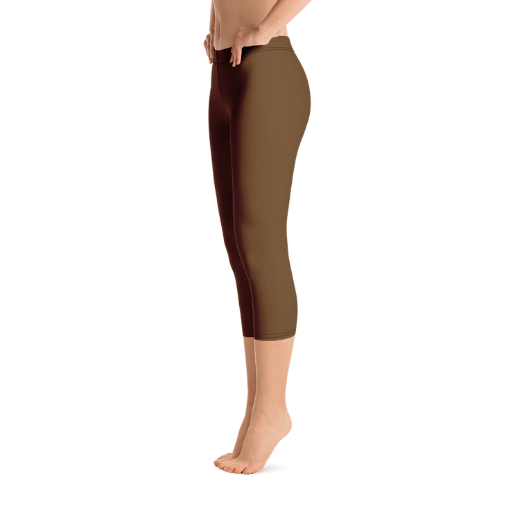 Brown Capri Leggings