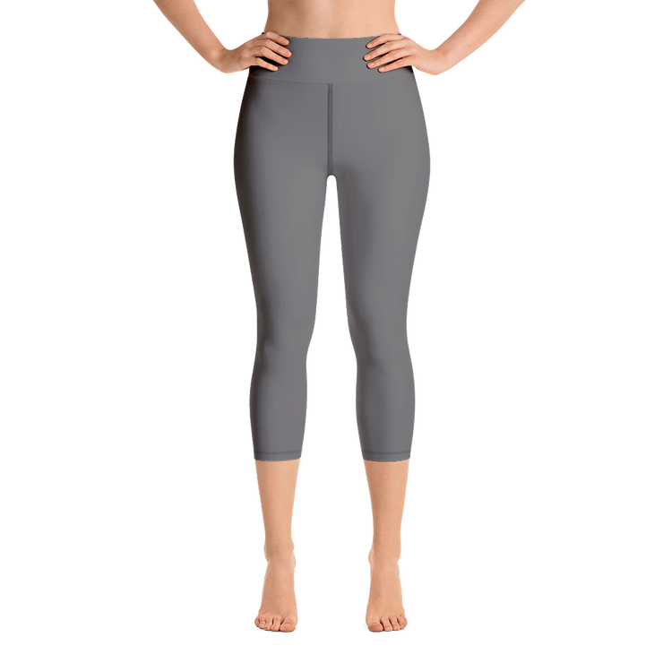 Dark Gray Capri Yoga Pants