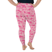 Pink Camo Plus Size Leggings