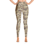 Brown Camo Yoga Pants