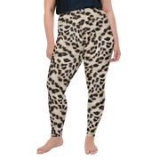 Snow Leopard Plus Size Leggings