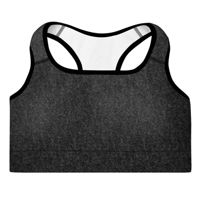 Black Denim Jean 256 Sports Bra