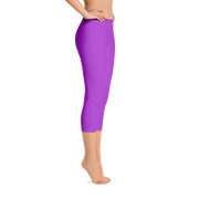 Neon Purple Capri Leggings